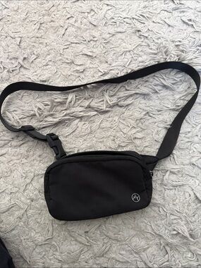 Black Crossbody Belt Bag
